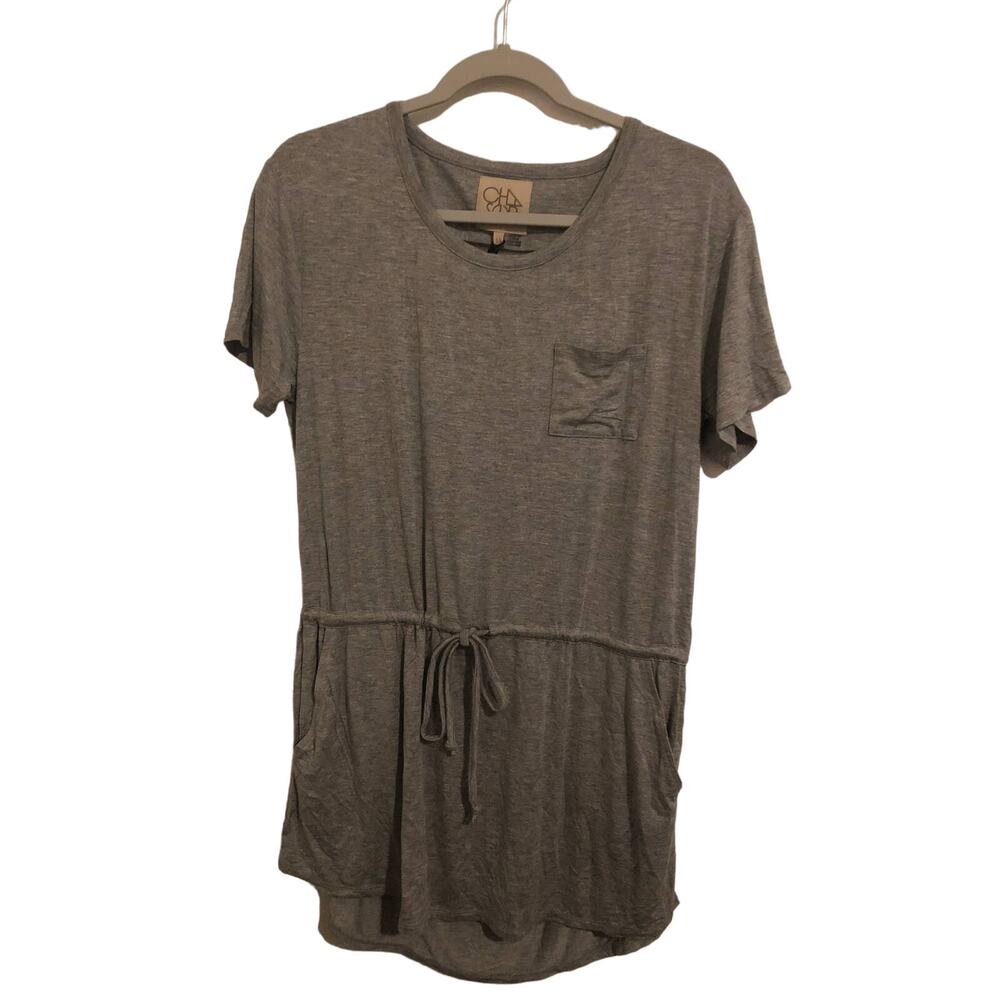 Chaser mini dress with drape back NWT